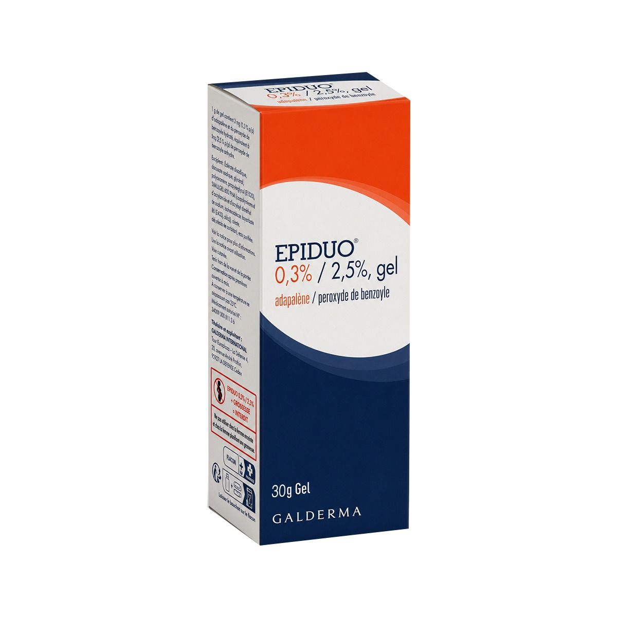 ეპიდუო გელი - Epiduo Gel 0.3%/2.5% 30გ