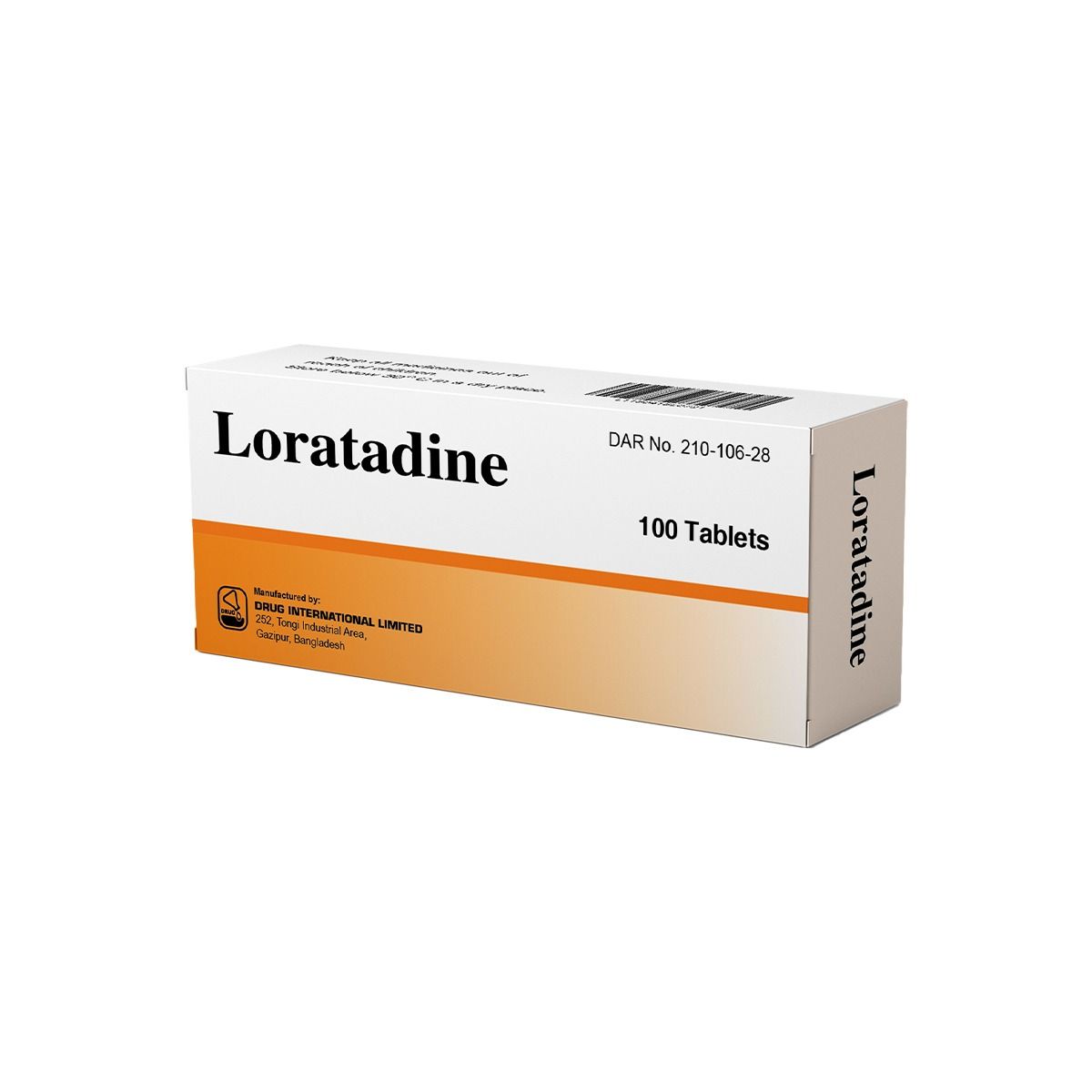 ლორატადინი - Loratadine 10მგ 100 ტაბლეტი