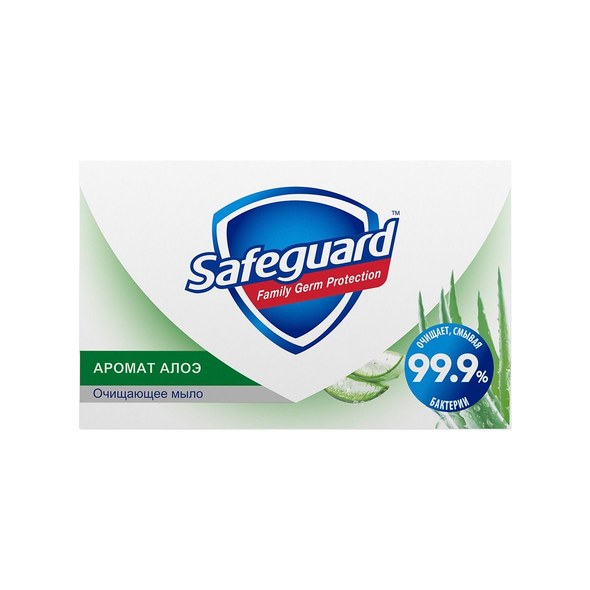 მყარი საპონი ალოე 100გ 6485 სეიფგარდი - Safeguard