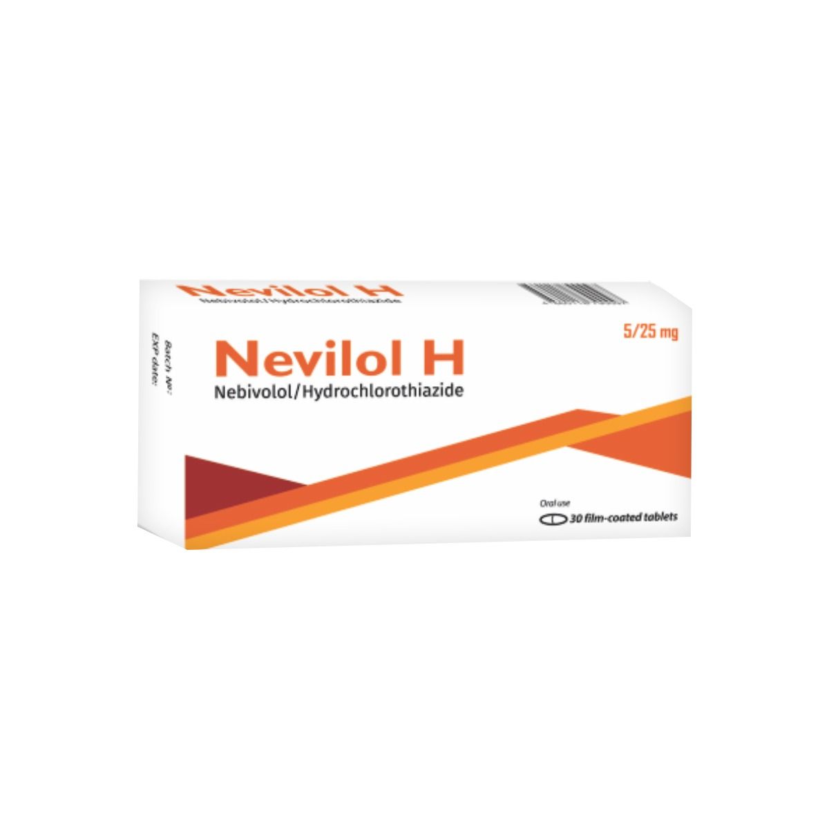 ნევილოლი H - Nevilol H 5მგ/25მგ 30 ტაბლეტი