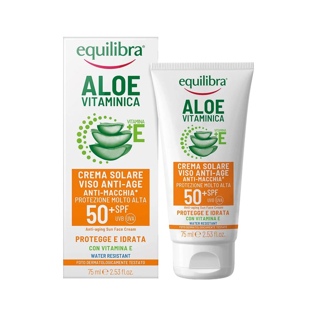სახის კრემი SPF50+ Vitaminica 75მლ 9380 ექვილიბრა - Equilibra