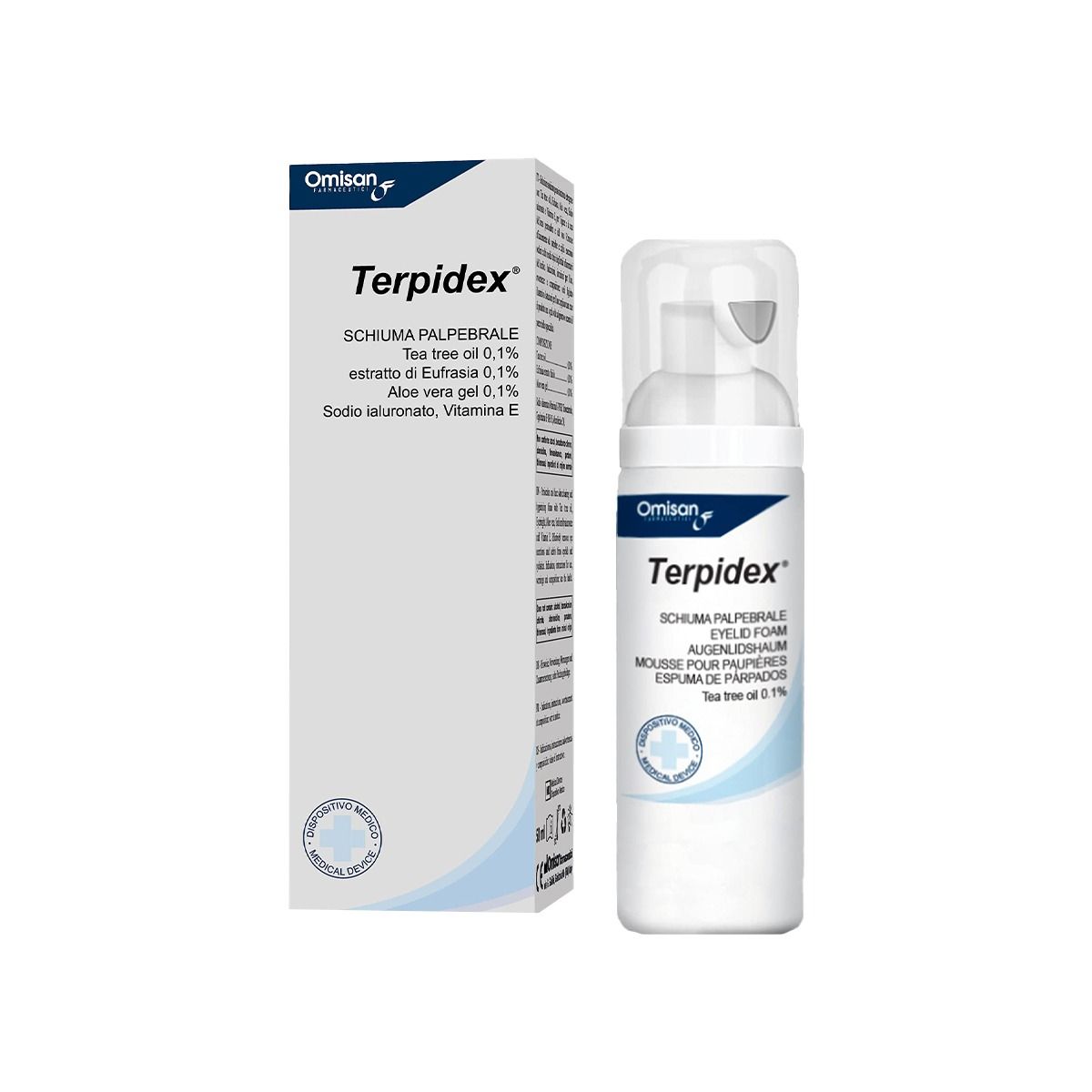ტერპიდექსი ქუთუთოს ქაფი - Terpidex Eyelid Foam 50მლ