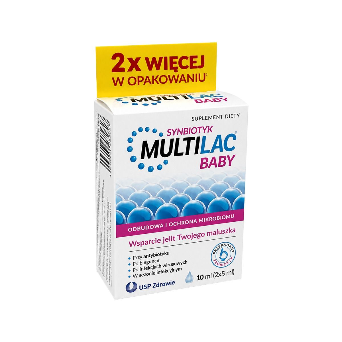 მულტილაკი საბავშვო - Multilac Baby წვეთები 5მლ 2 ცალი