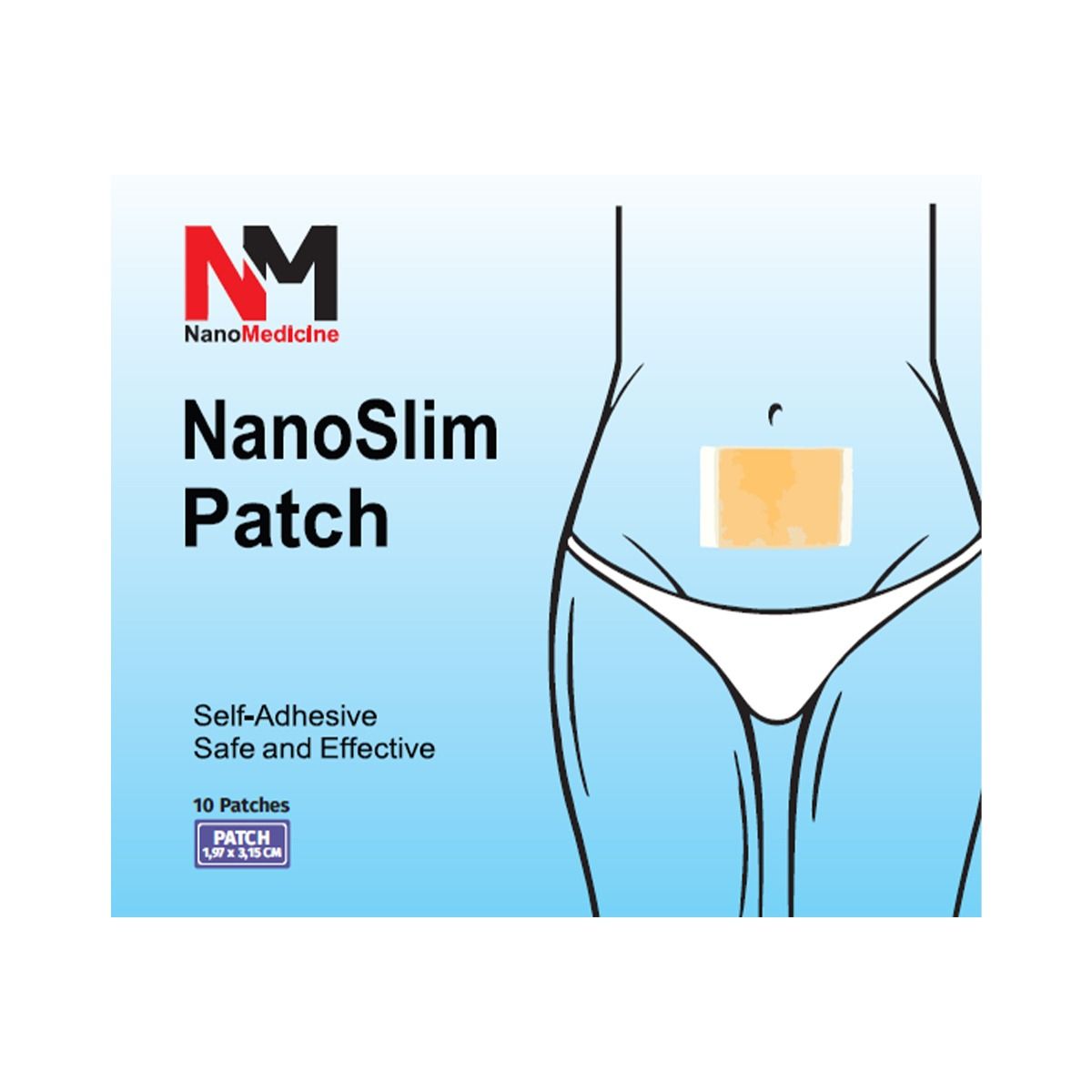 ნანოსლიმი პლასტირი - Nanoslim Plastir 10 ცალი