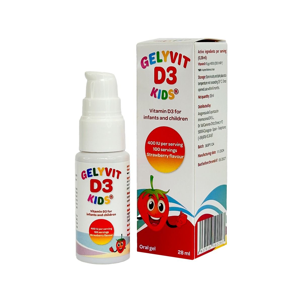 გელივიტი D3 ქიდსი - Gelyvit D3 Kids გელი 28მლ
