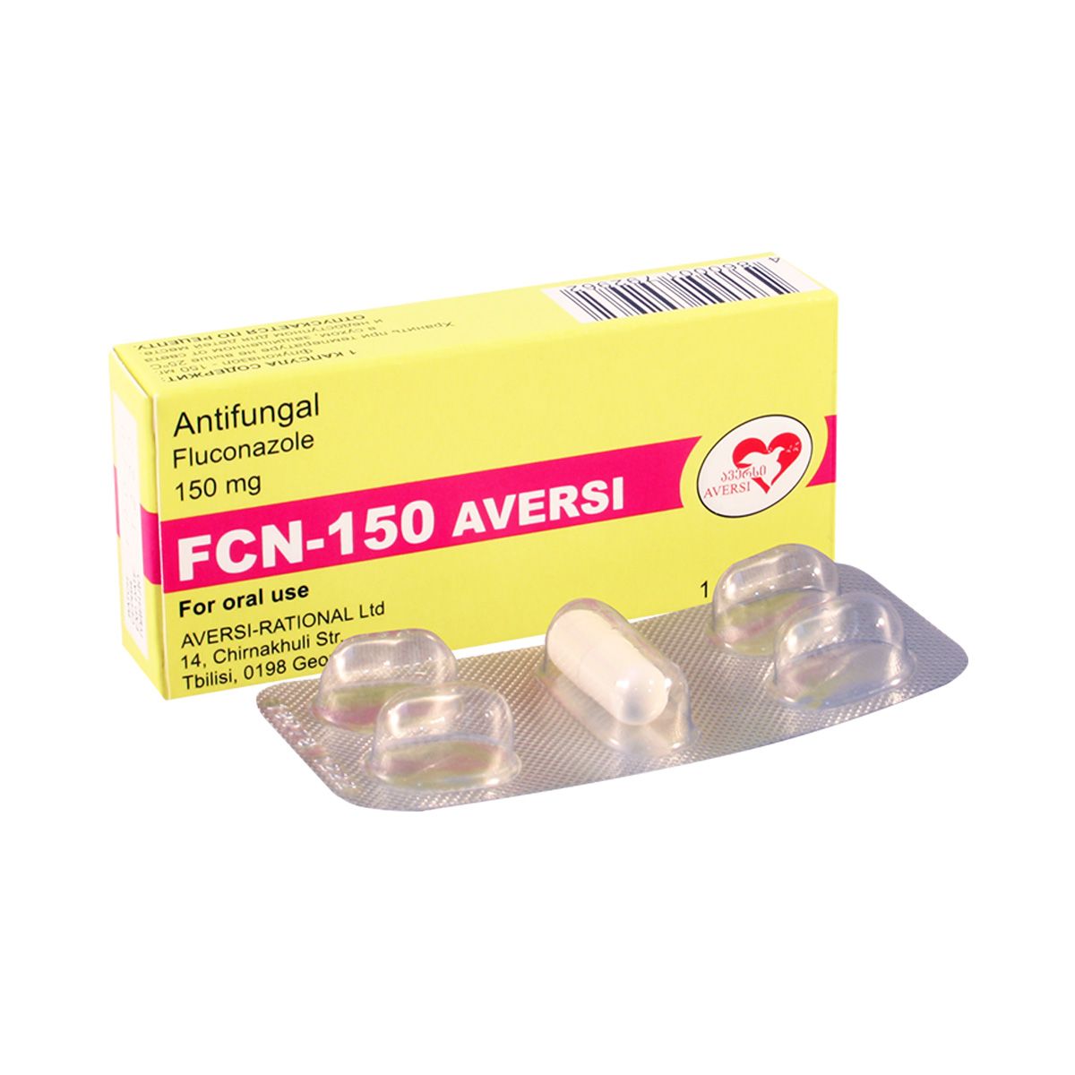 ეფცენ-150 - FCN-150 150მგ 1 კაფსულა
