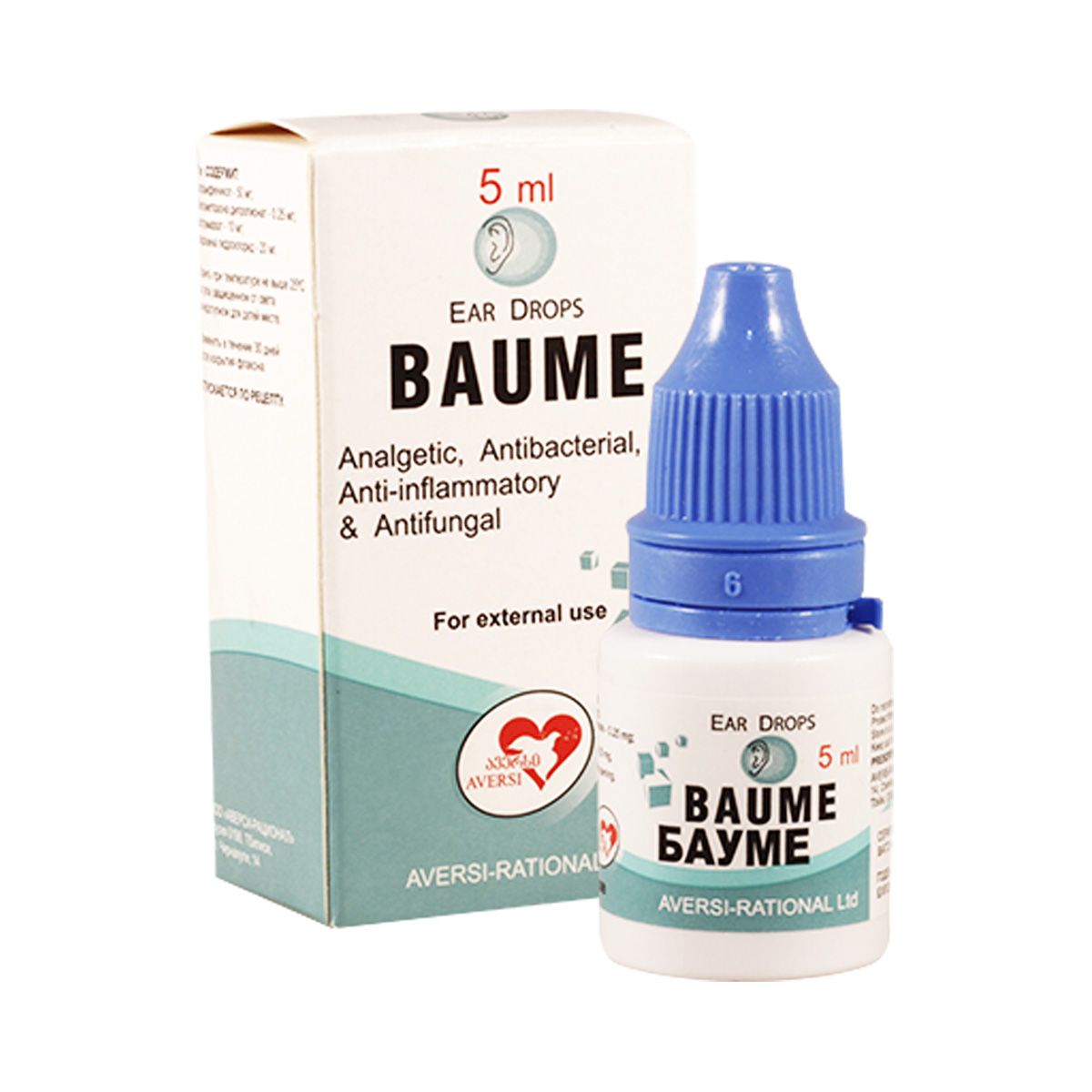 ბაუმე - Baume 5 მლ. ყურის წვეთები