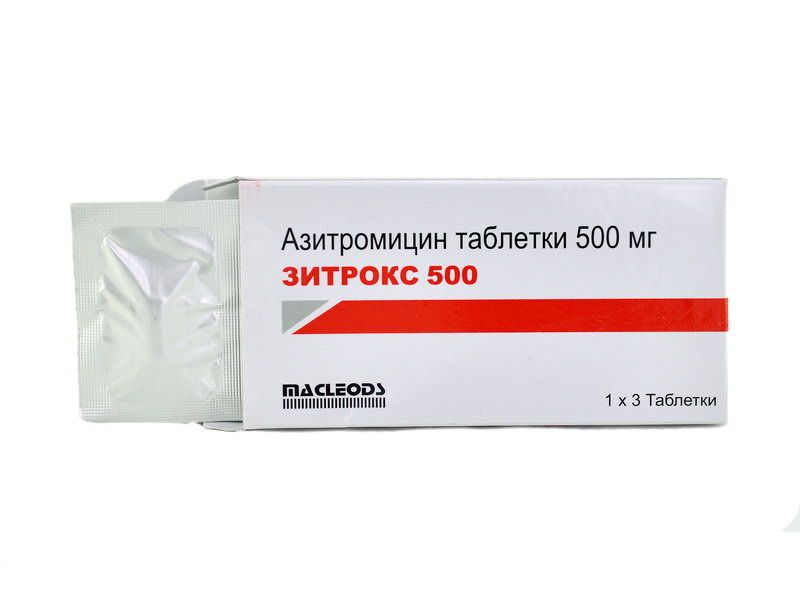 ზიტროქსი - Zithrox 500მგ 3ტაბლეტი