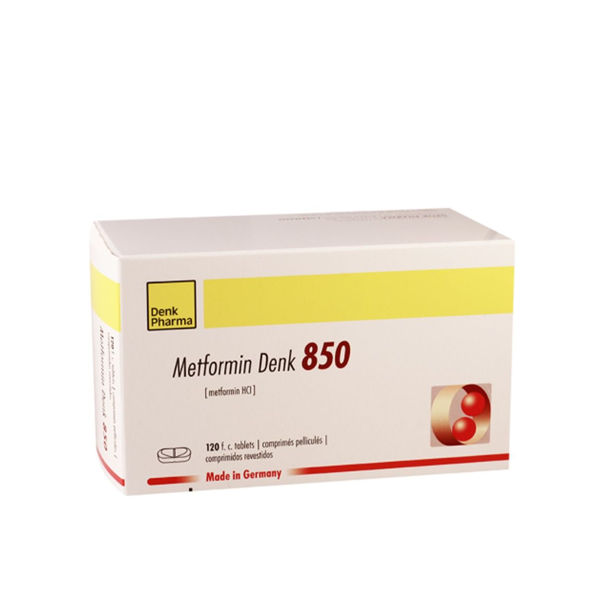 მეტფორმინი დენკი - Metformin Denk 850მგ 30 ტაბლეტი