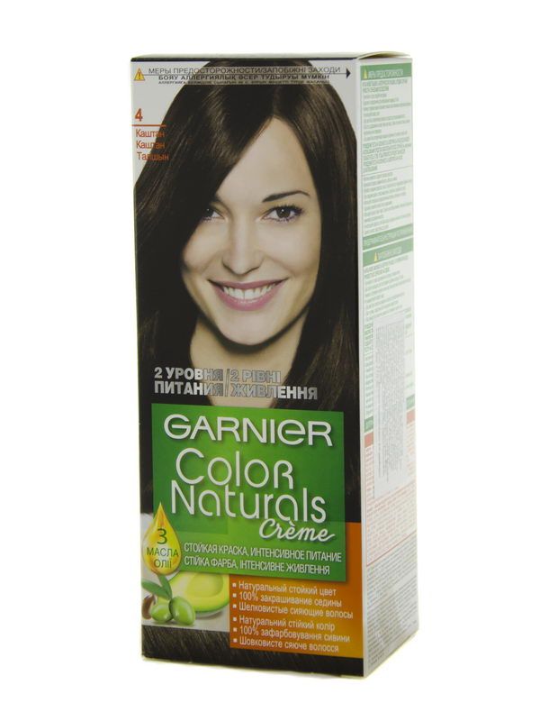 თმის საღებავი Color Natural N4 გარნიე - Garnier