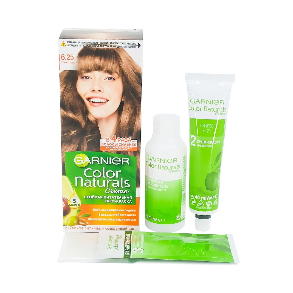 თმის საღებავი Color Natural N6.25 გარნიე - Garnier