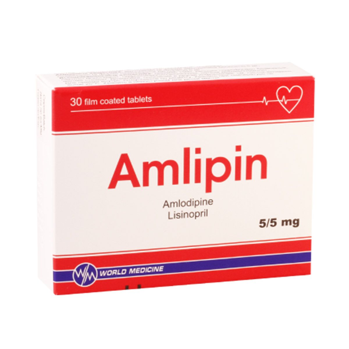 ამლიპინი - AMLIPIN 5 მგ 30 ტაბლეტი