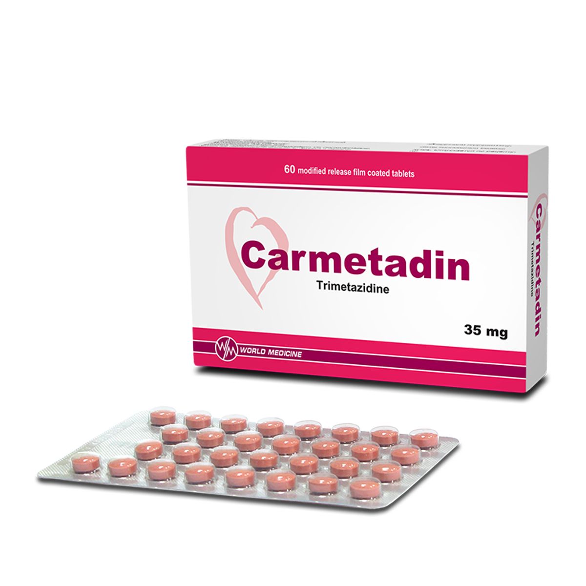 კარმეტადინი - Carmetadin 35მგ 60 ტაბლეტი