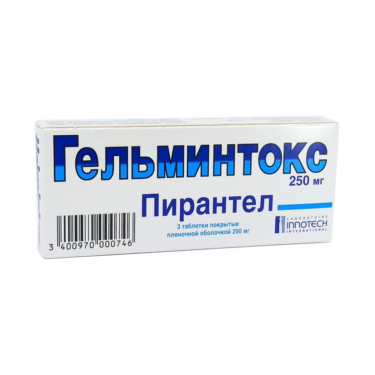 ჰელმინტოქსი - Helmintox 250მგ 3 ტაბლეტი