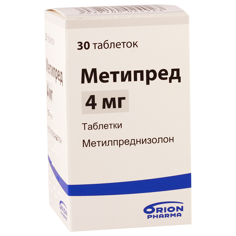 მეტიპრედი - Metypred 4 მგ 30 ტაბლეტი