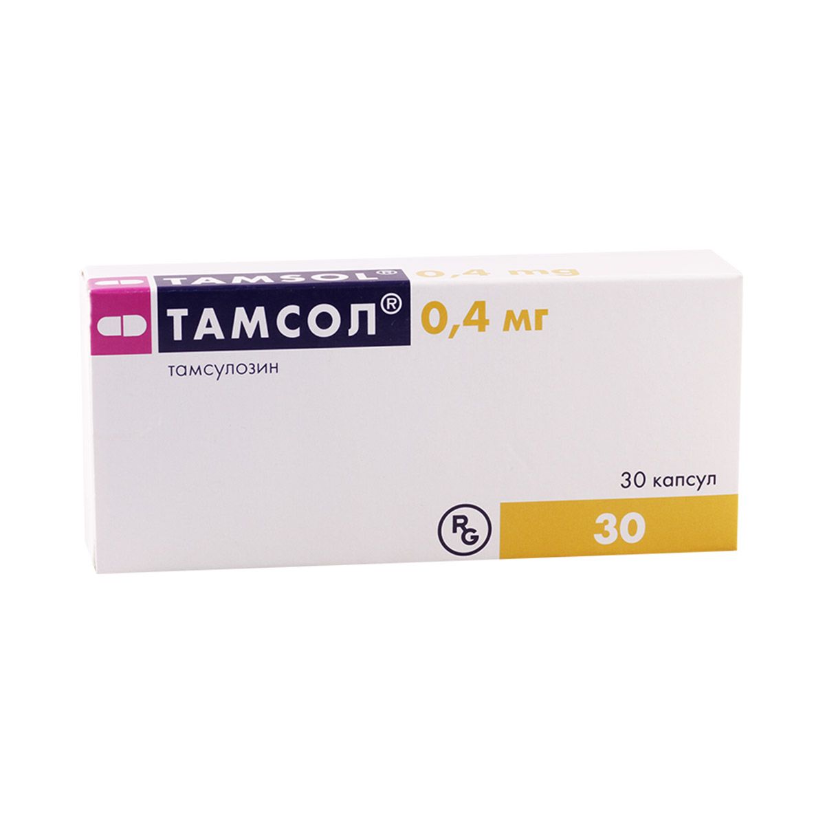 ტამსოლი - Tamsol 0.4მგ 30 კაფსულა