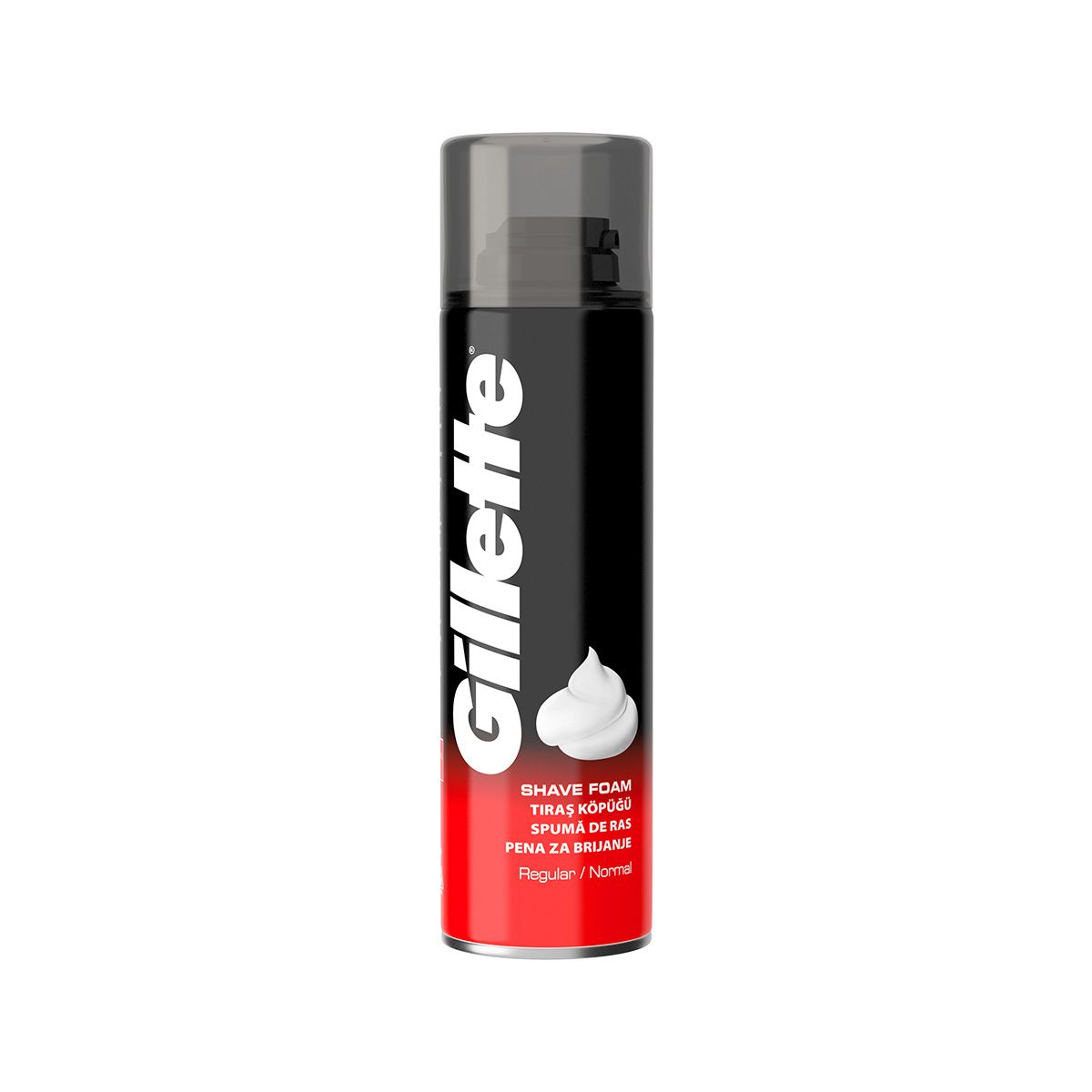 Gillette - ჯილეტი გაპარსვის ქაფი რეგულარი 200 მლ.