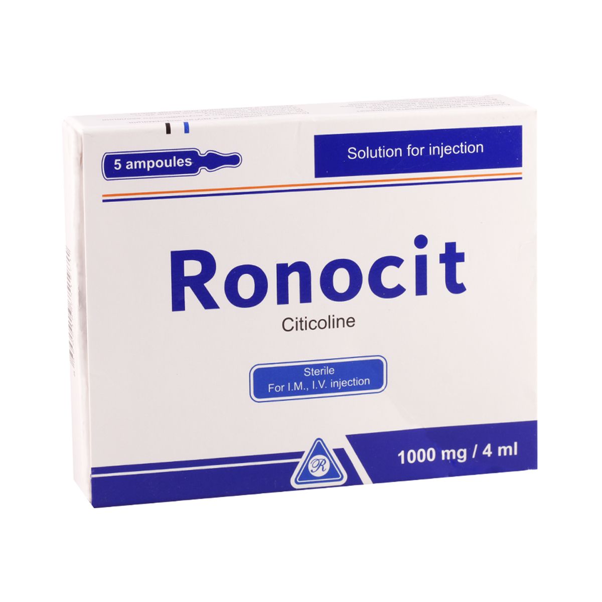 რონოციტი - Ronocit 1000მგ/4მლ. 5 ამპულა