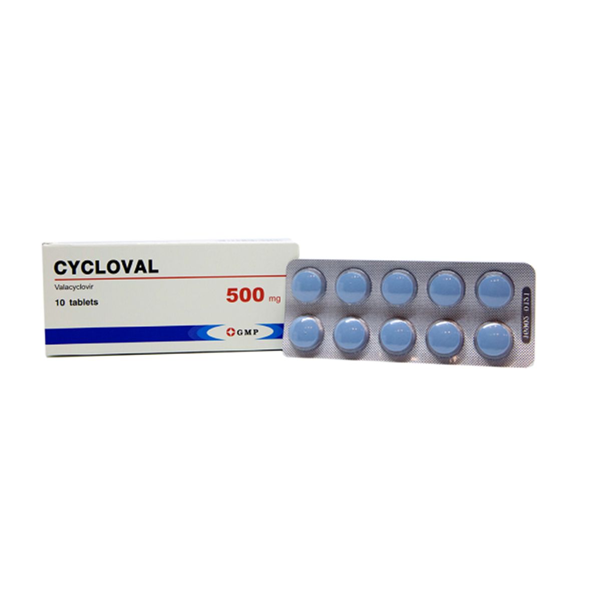 ციკლოვალი - Cycloval 500მგ 10 ტაბლეტი