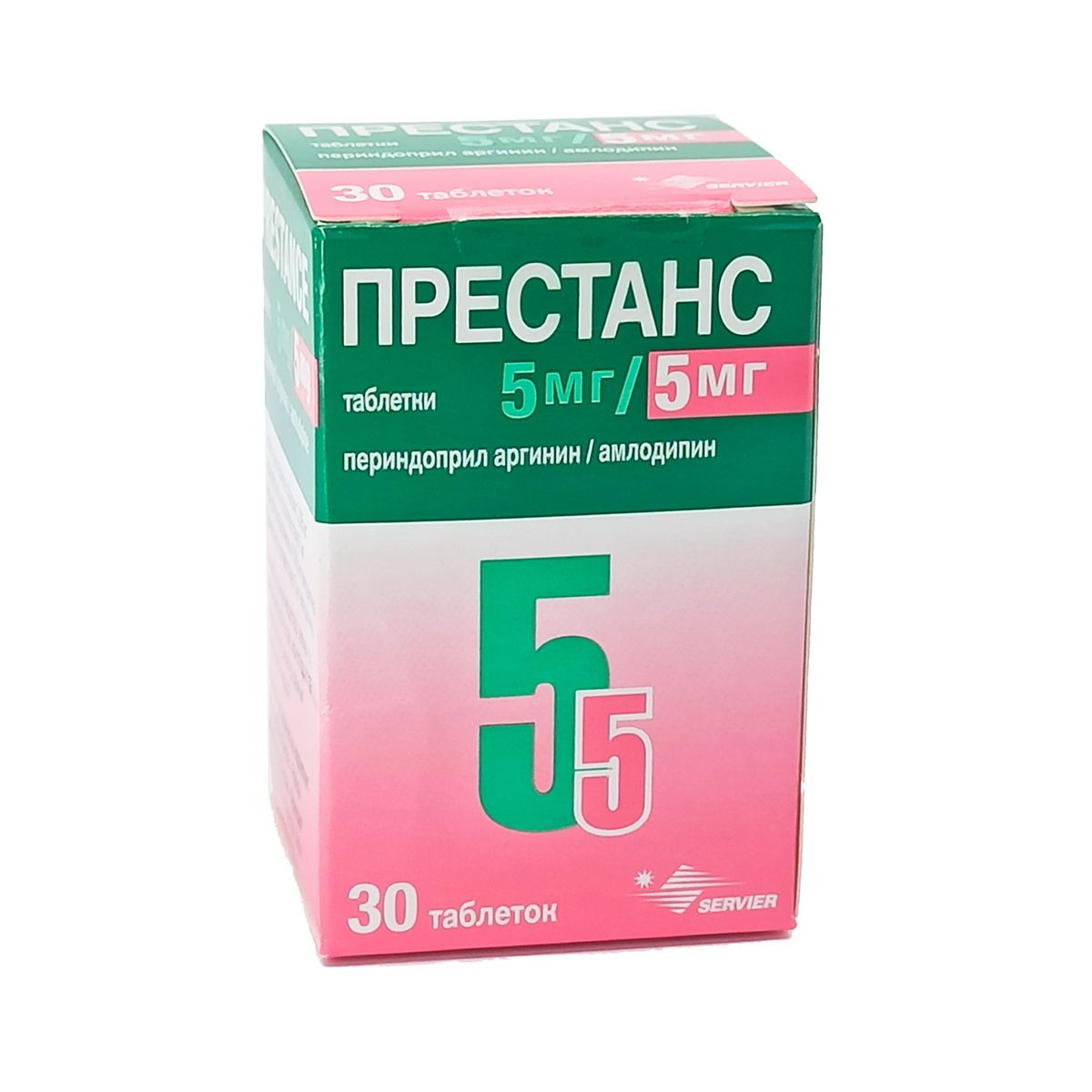 პრესტანსი - Prestance 5მგ/5მგ. 30 ტაბლეტი
