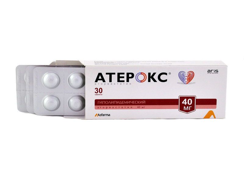 ათეროქსი 40 მგ. 30 ტაბლეტი