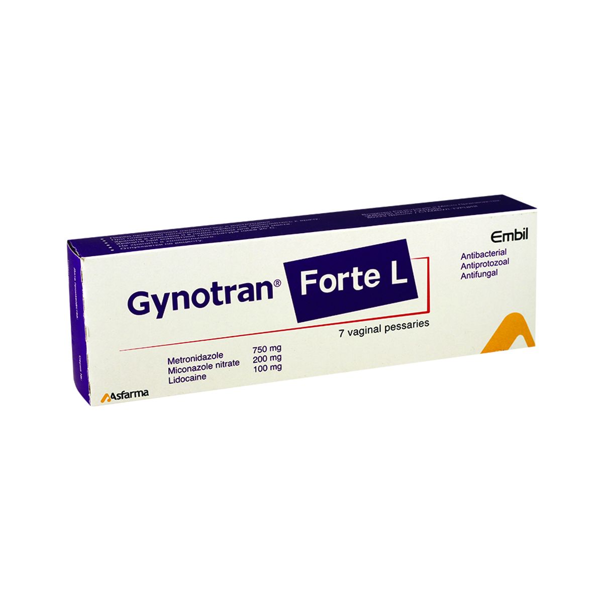 გინოტრანი - Gynotran ფორტე L 7 ვაგინალური სანთელი