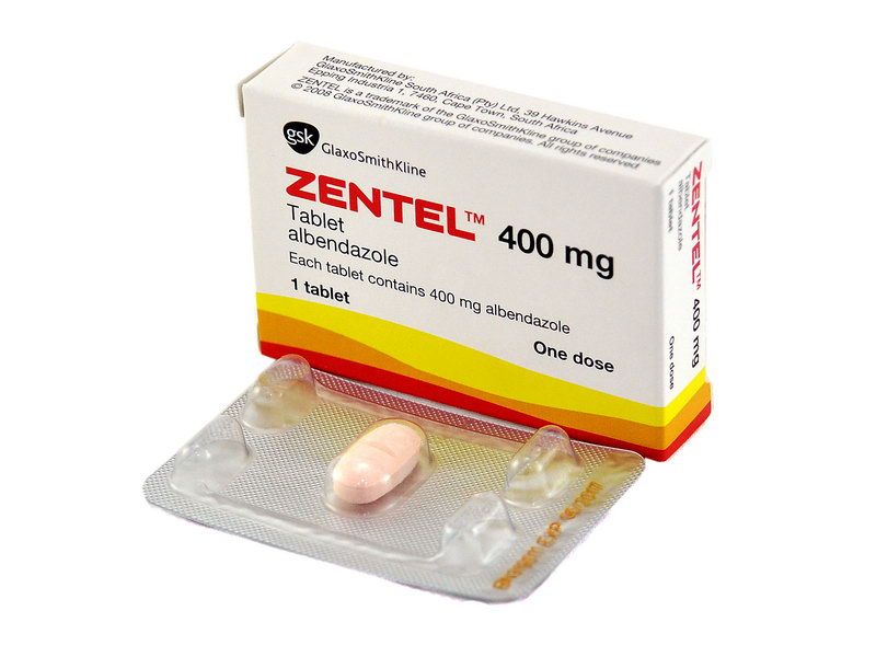 ზენტელი - Zentel 400მგ 1 ტაბლეტი