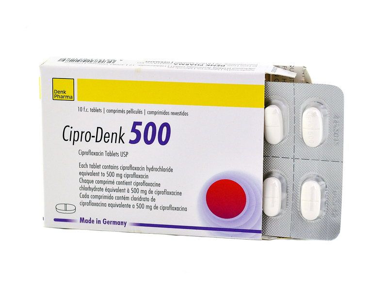 ციპრო-დენკი - Cipro-Denk 500მგ 10 ტაბლეტი