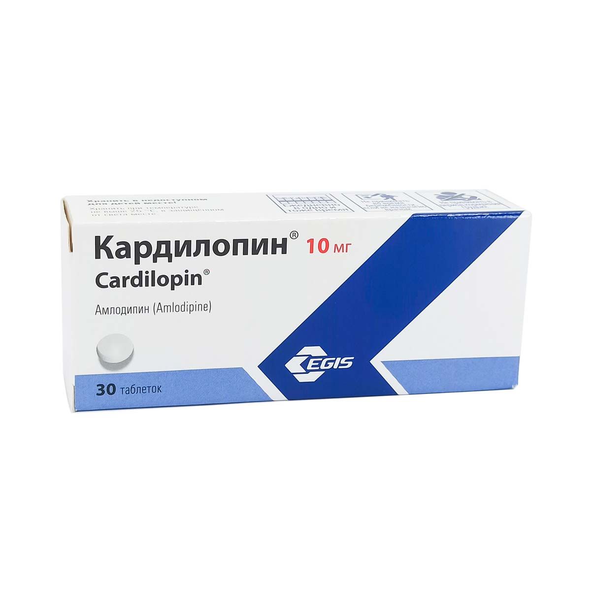 კარდილოპინი - Cardilopin 10მგ 30 ტაბლეტი