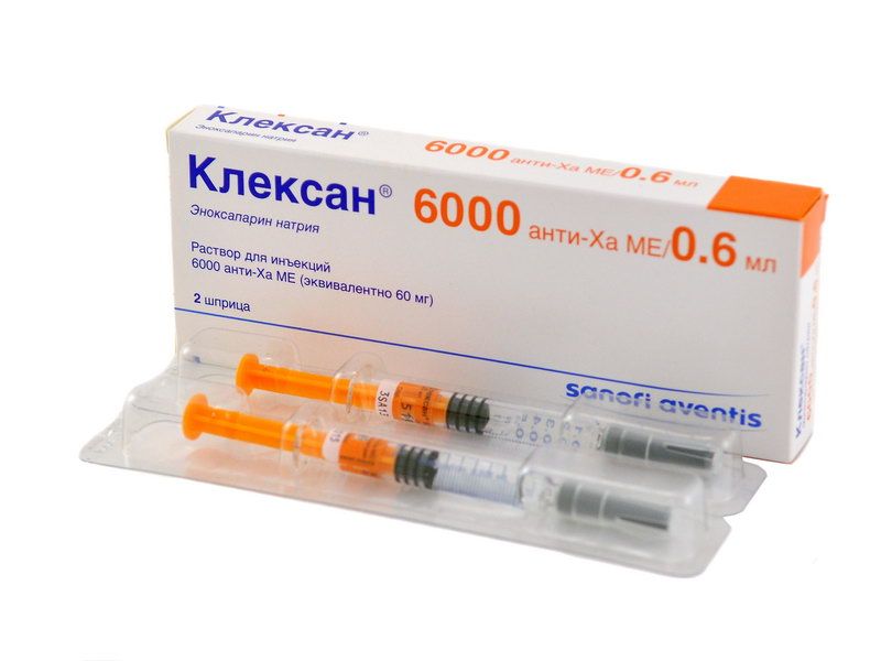 კლექსანი - Clexane 60მგ/0.6მლ შპრიცი 2 ინექცია