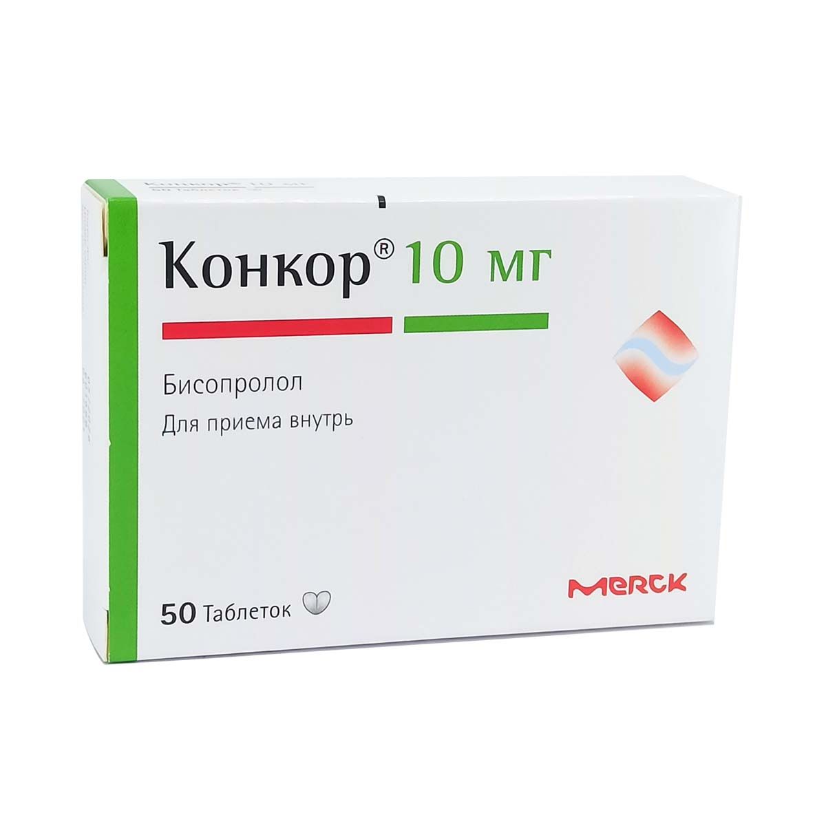 კონკორი - Concor 10მგ 50 ტაბლეტი