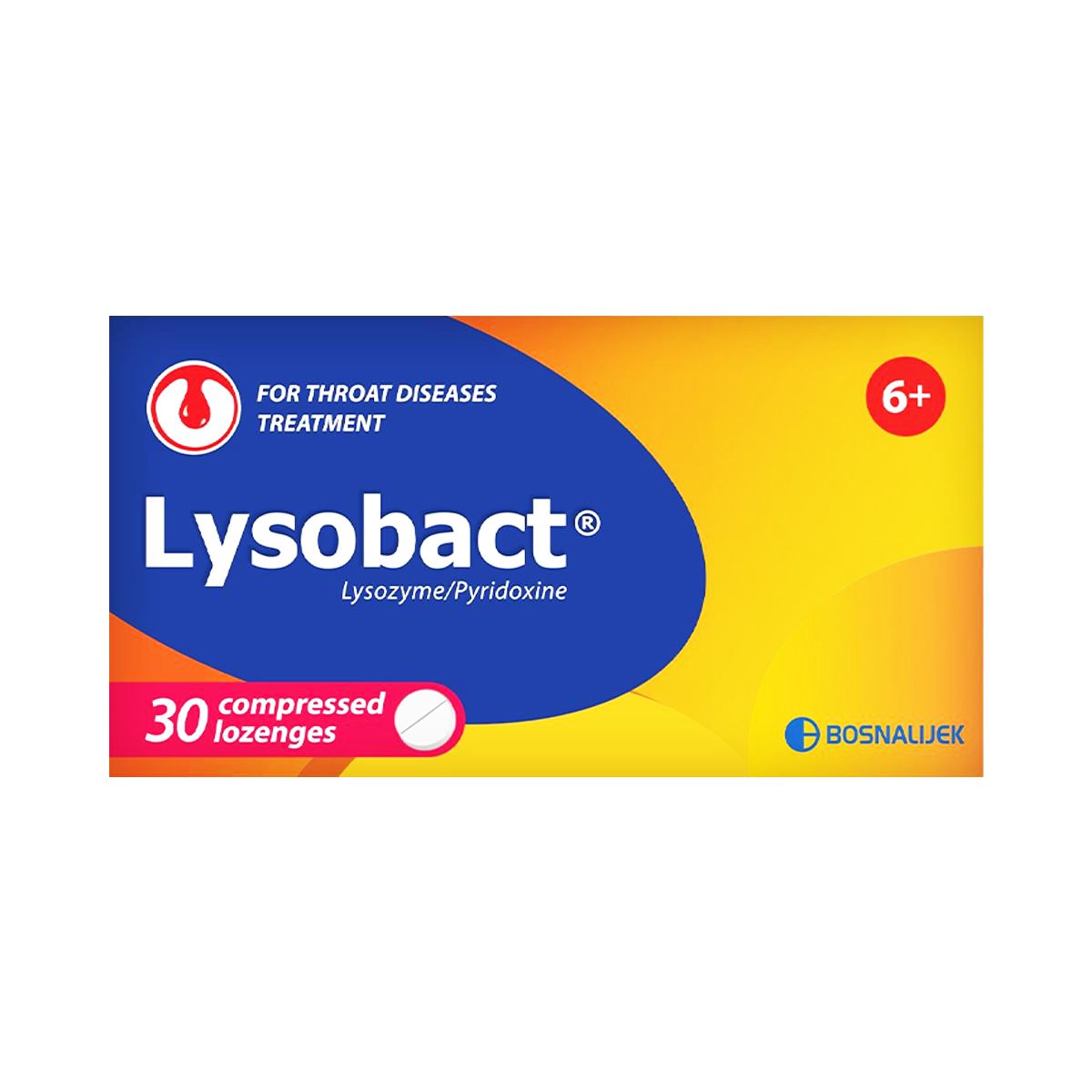 ლიზობაქტი - Lysobact ორიბლეტი 30 ტაბლეტი