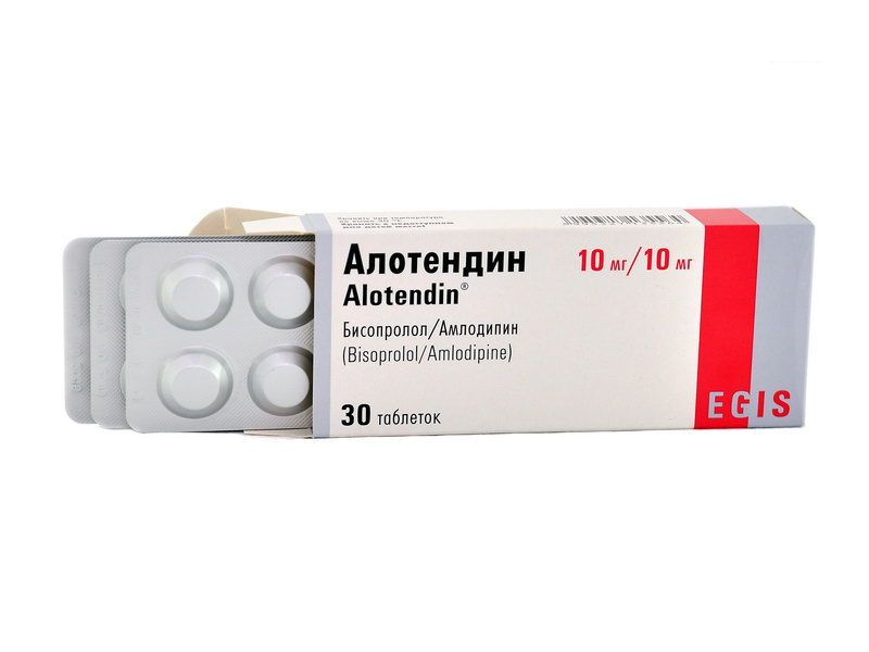 ალოტენდინი - ALOTENDIN 10მგ/10მგ 30 ტაბლეტი