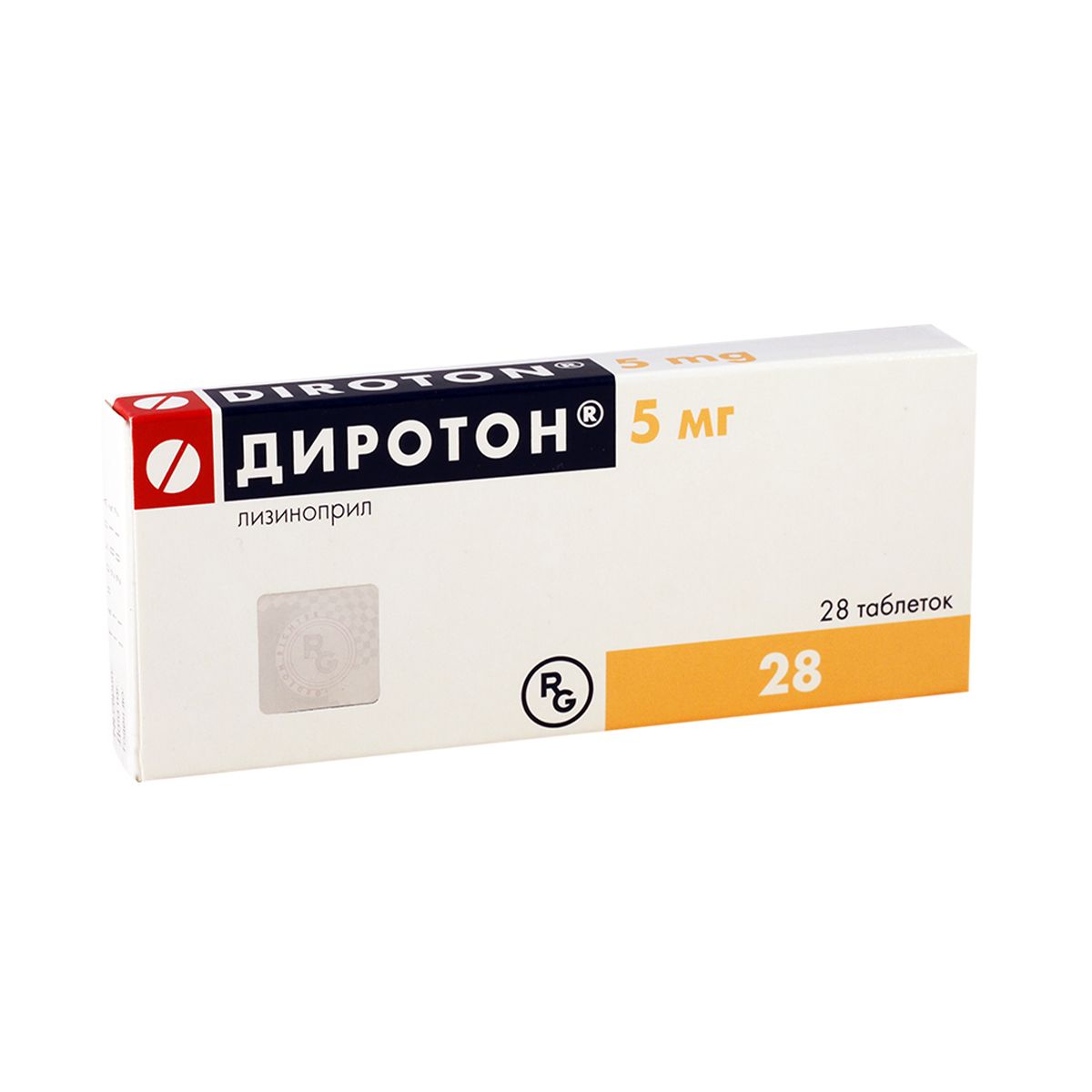 დიროტონი - DIROTON 5მგ. 28 ტაბლეტი