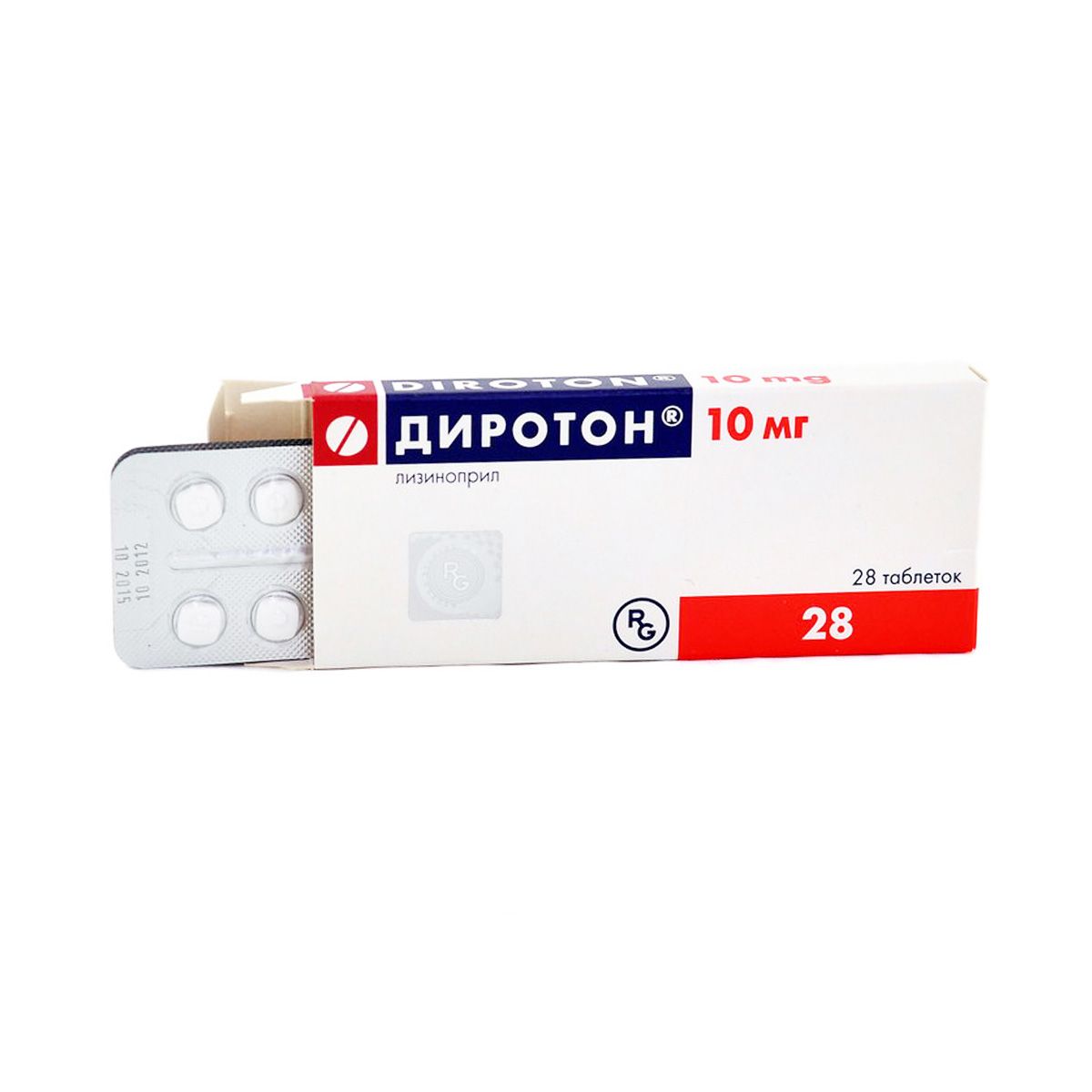 დიროტონი - Diroton 10მგ. 28 ტაბლეტი