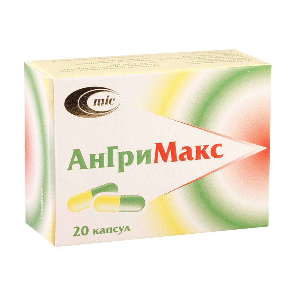 ანგრიმაქსი - AnGriMax 20 კაფსულა