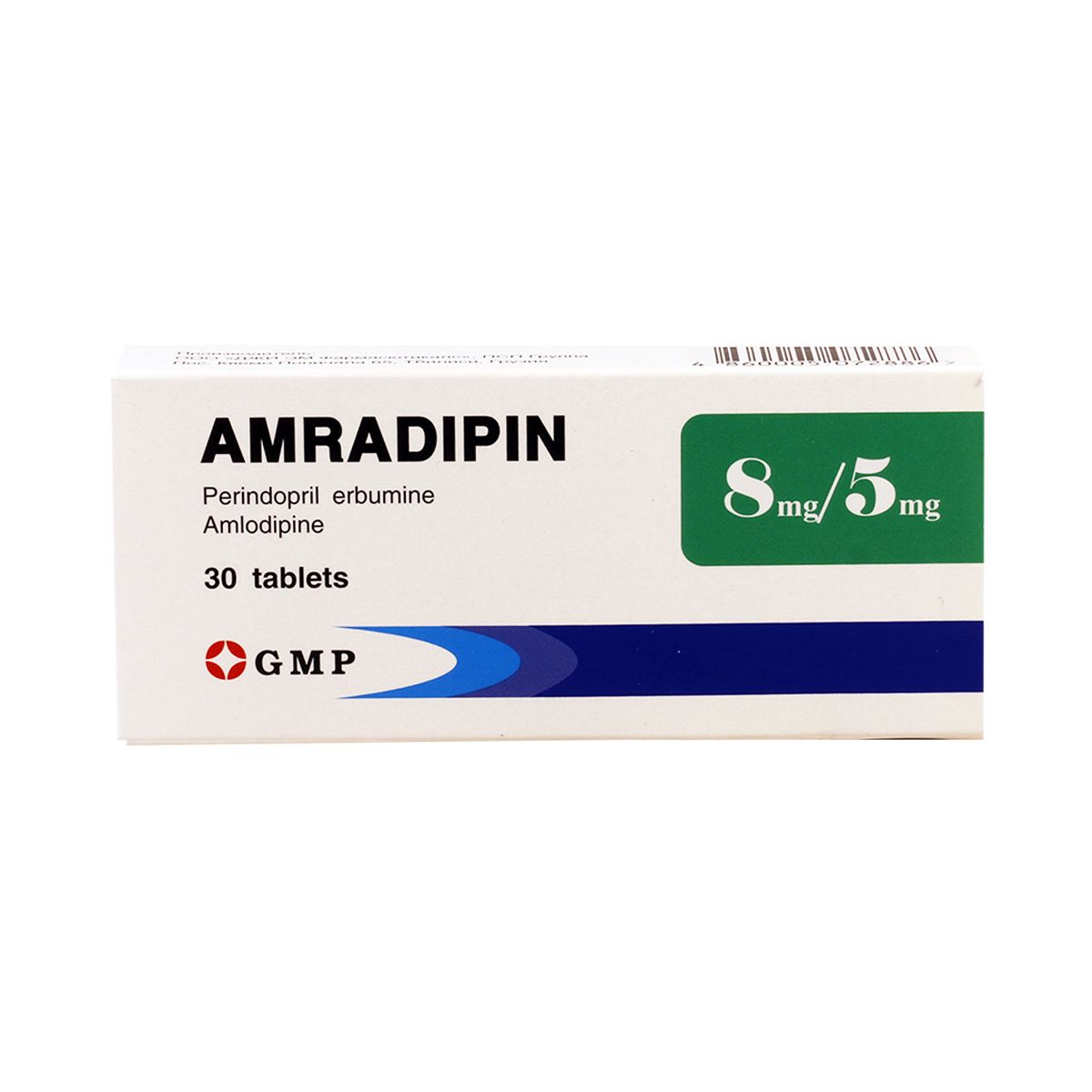 ამრადიპინი - Amradipin 8მგ/5მგ 30 ტაბლეტი