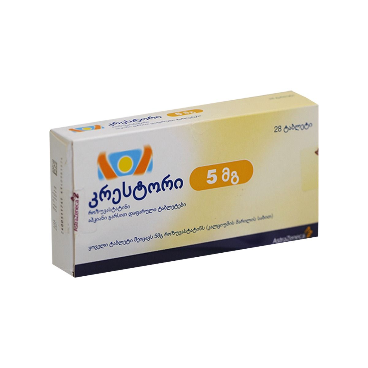 კრესტორი 5მგ 28 ტაბლეტი