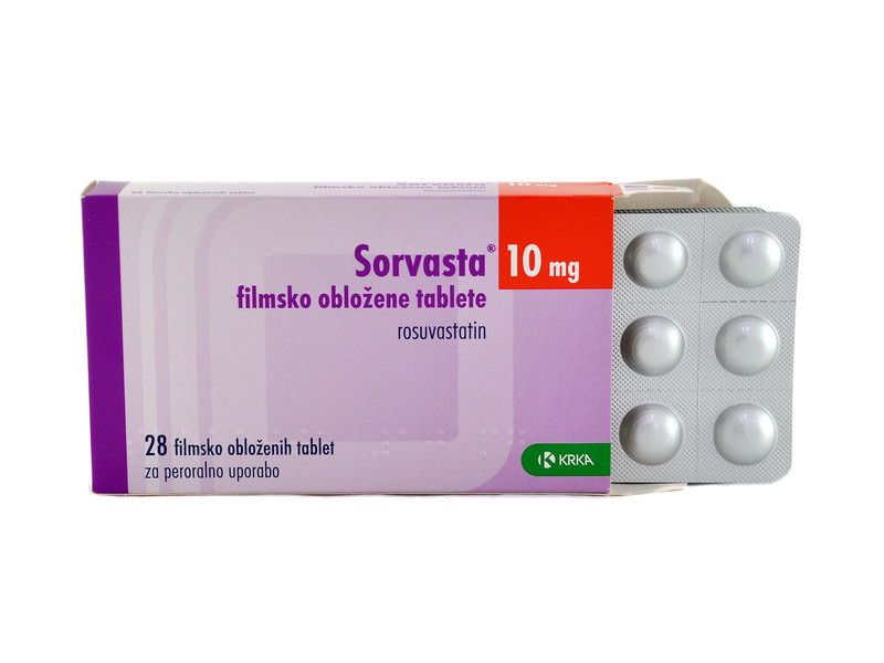 სორვასტა - Sorvasta 10მგ 28 ტაბლეტი