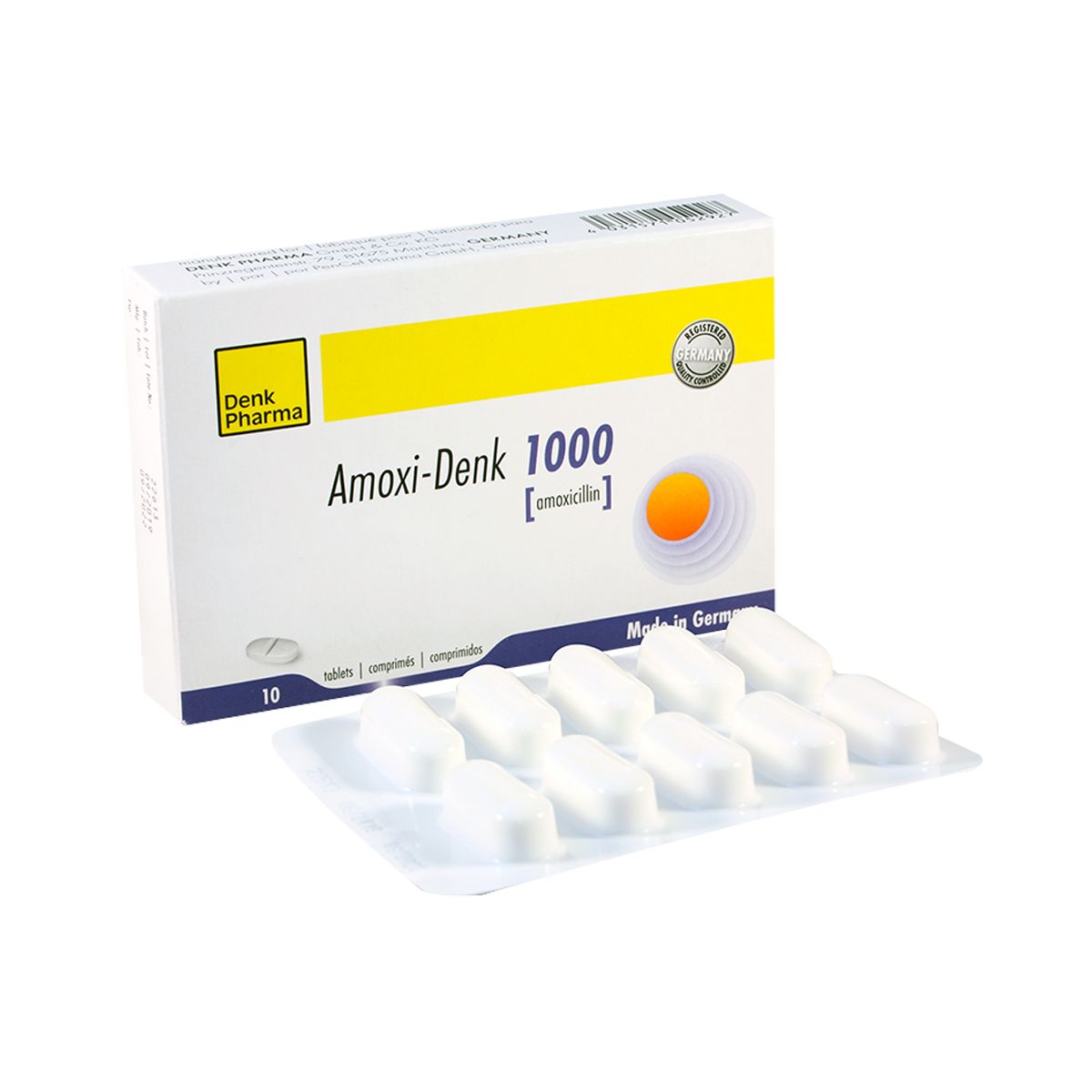 ამოქსი-დენკი - Amoxi-denk 1000მგ 10 ტაბლეტი