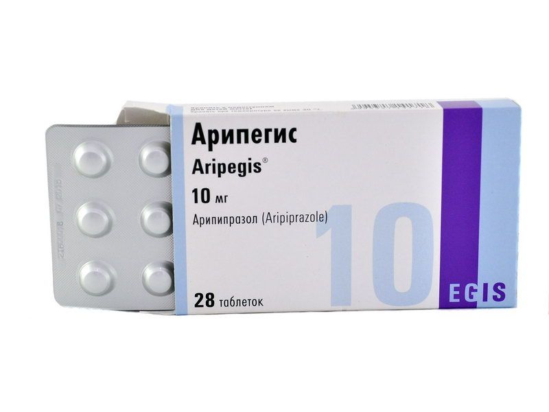 არიპეგისი - Aripegis 10 მგ. 28 ტაბლეტი