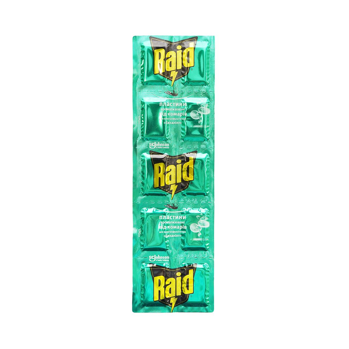 Raid - რაიდი კოღოს საწინააღმდეგო აპარატის ტაბლეტები 10ც - ევკალიპტი 5639