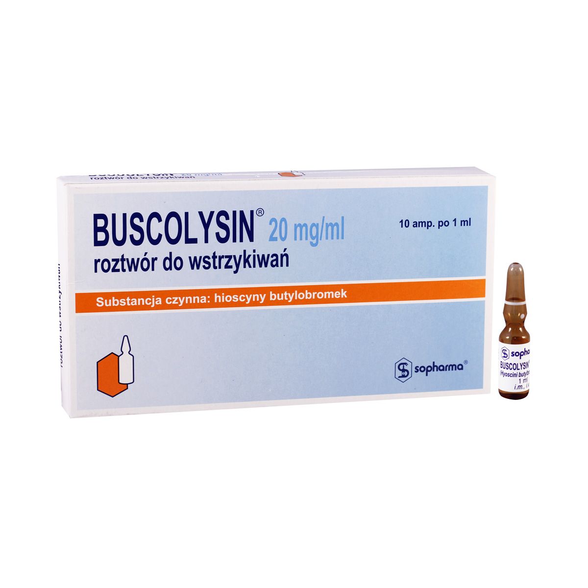 ბუსკოლიზინი - Buscolysin 20მგ/მლ 10 ამპულა
