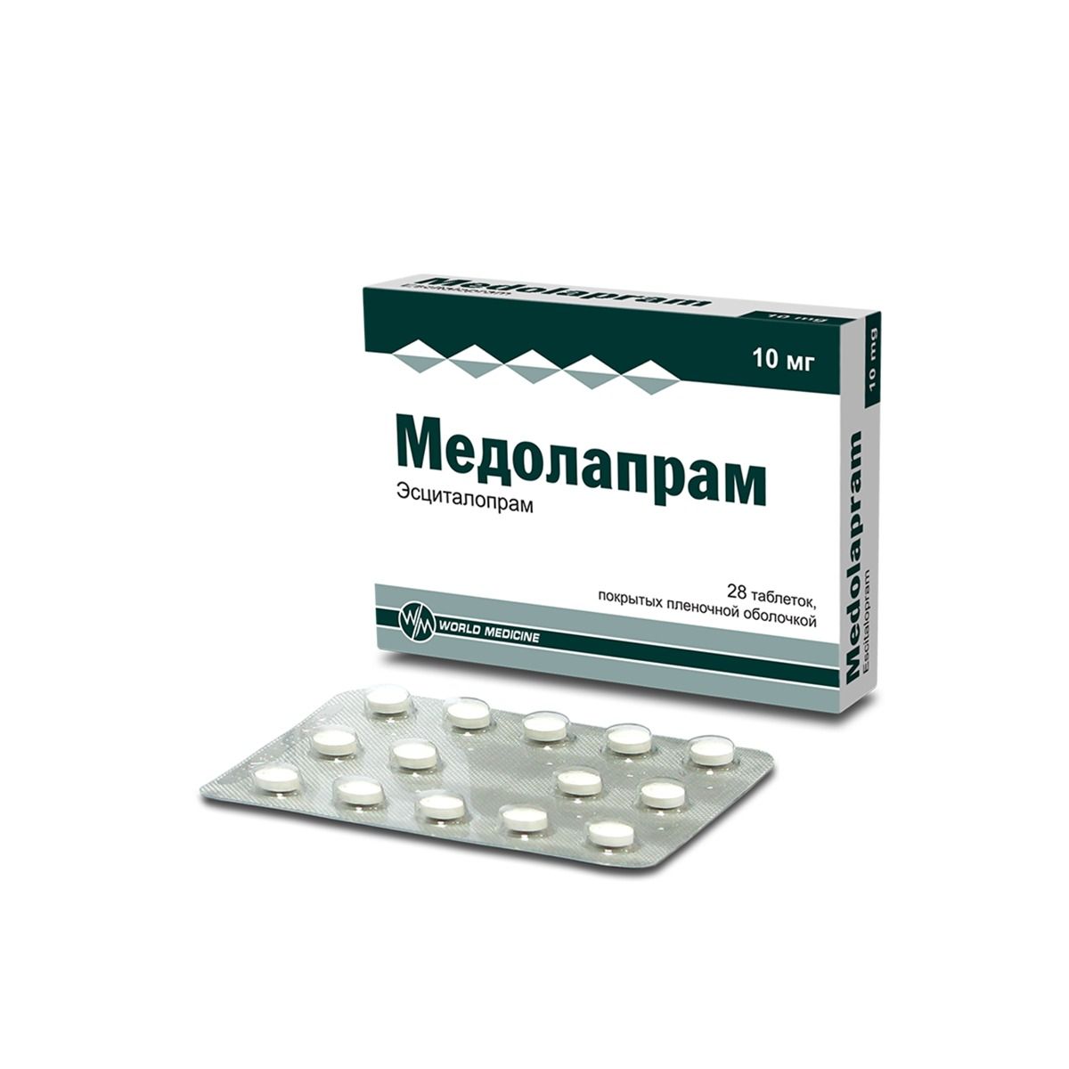 მედოლაპრამი - Medolapram 10მგ 28 ტაბლეტი