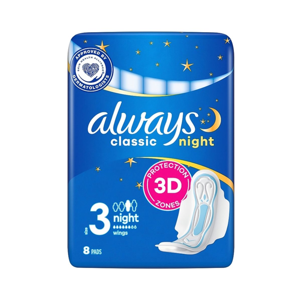 კლასიკი ღამის 8 ცალი 0837 ოლვეისი - Always
