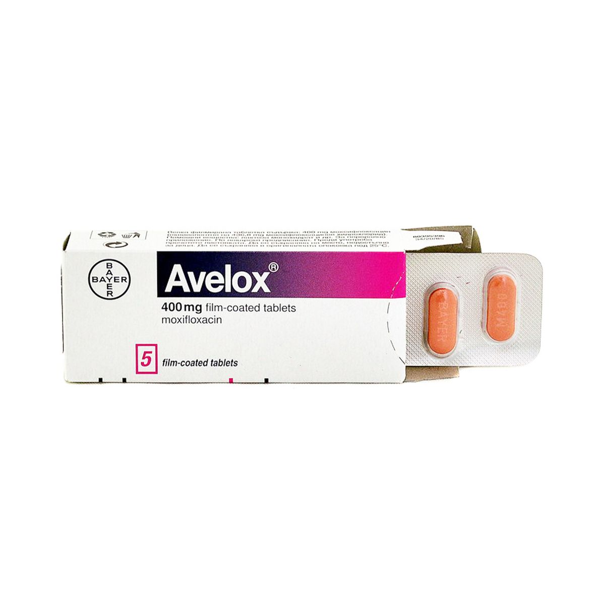 აველოქსი - Avelox 400 მგ 5 ტაბლეტი