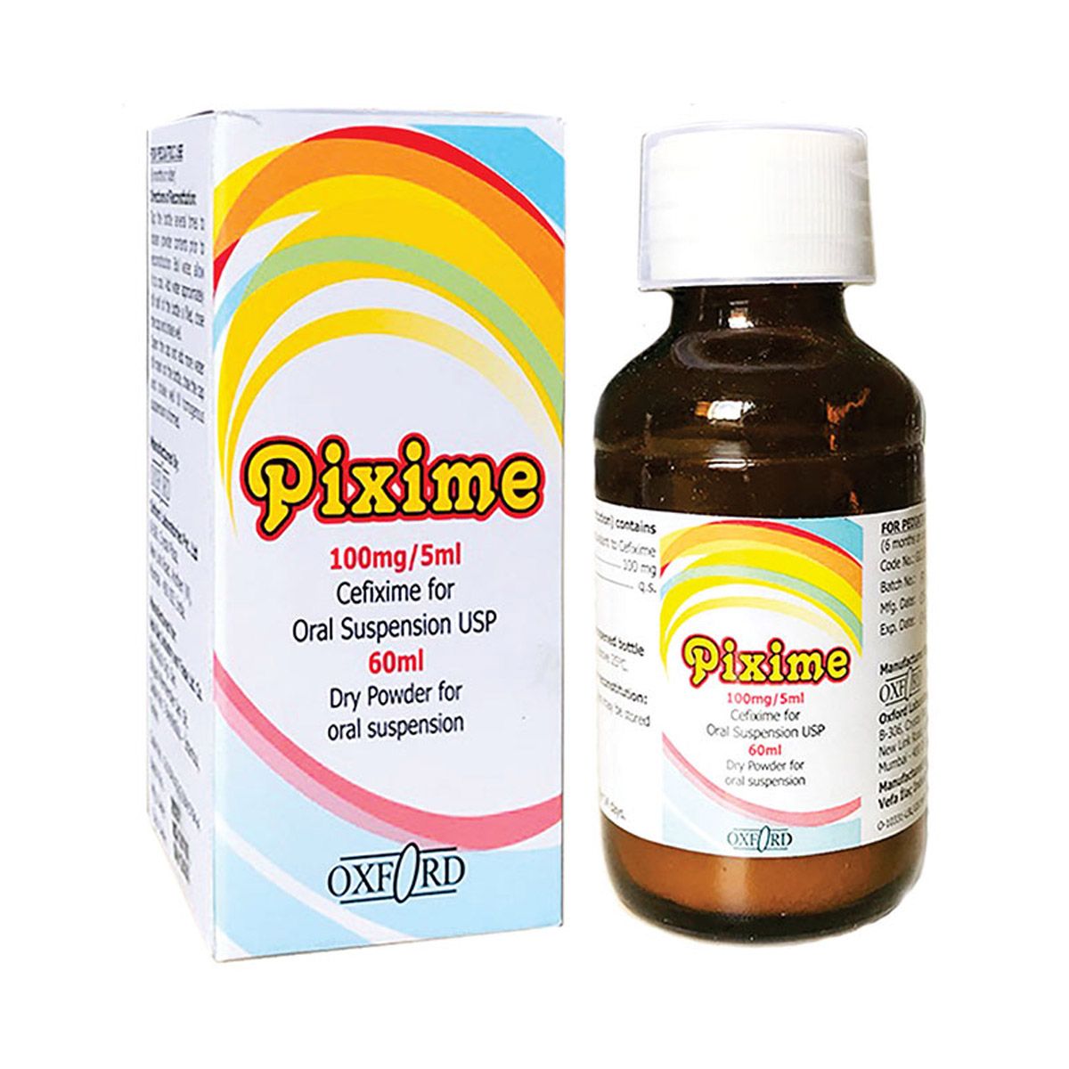 პიქსიმი - Pixime 100მგ/5მლ სუსპენზია 60მლ
