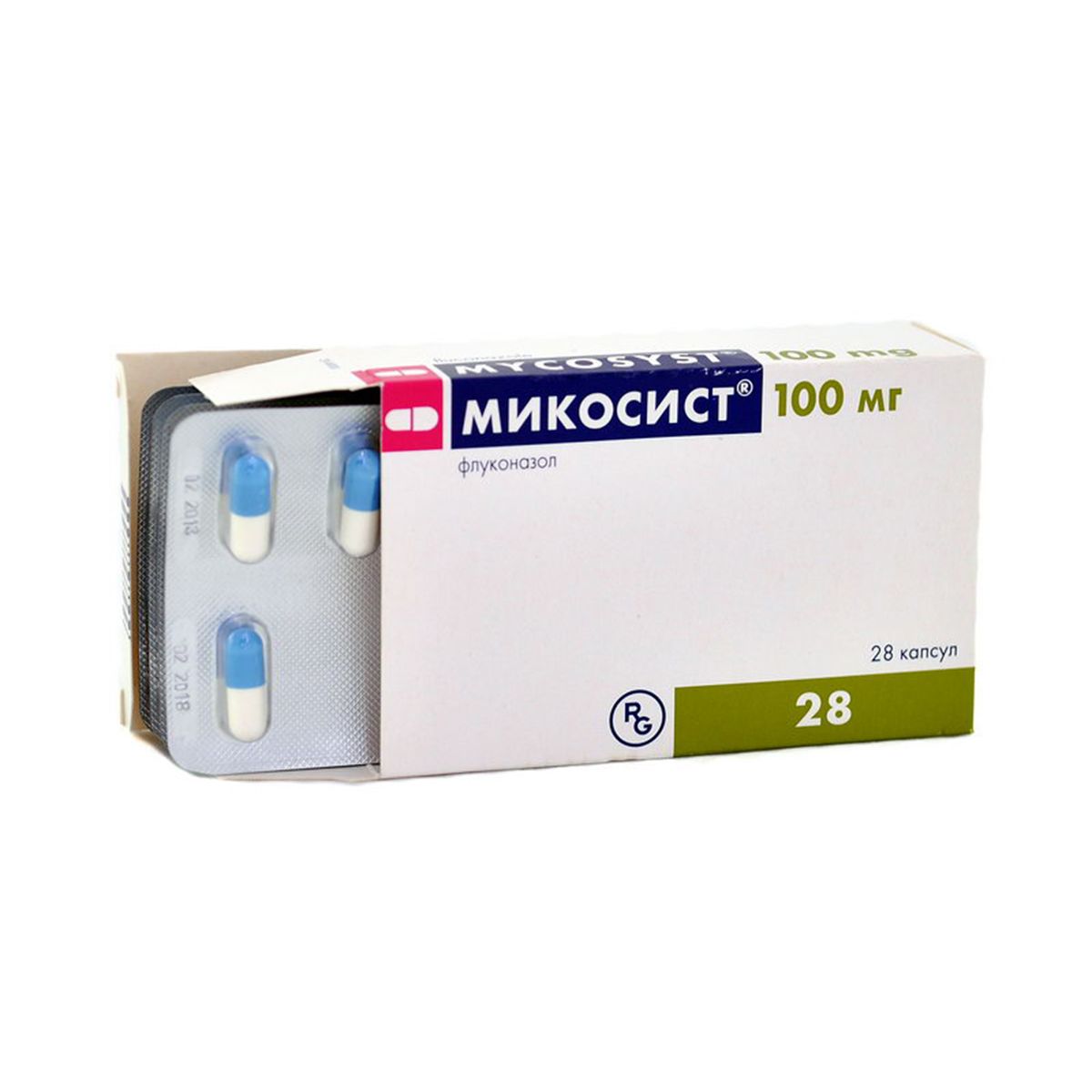 მიკოსისტი - Mycosyst 100 მგ 28 კაფსულა