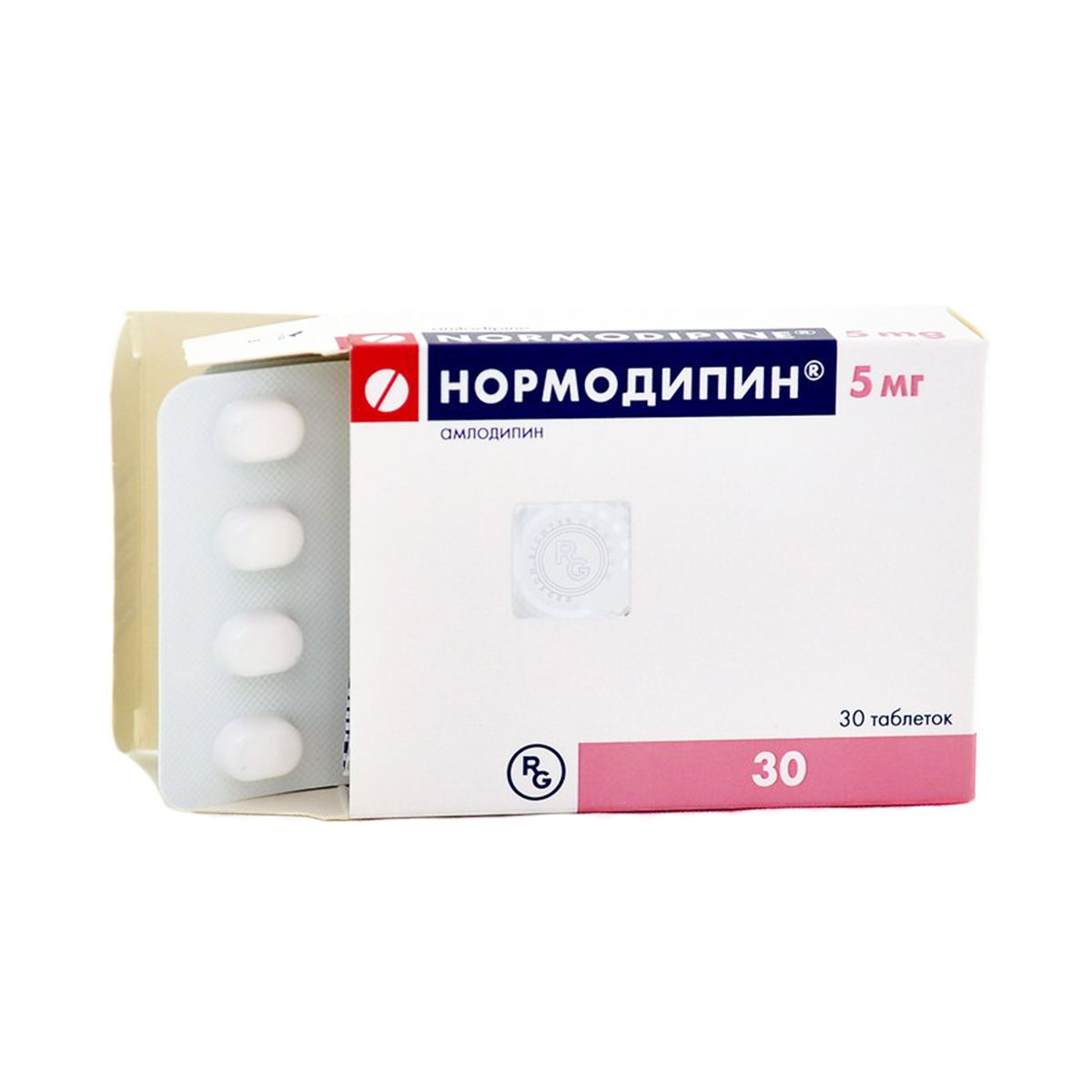 ნორმოდიპინი - Normodipine 5მგ 30 ტაბლეტი