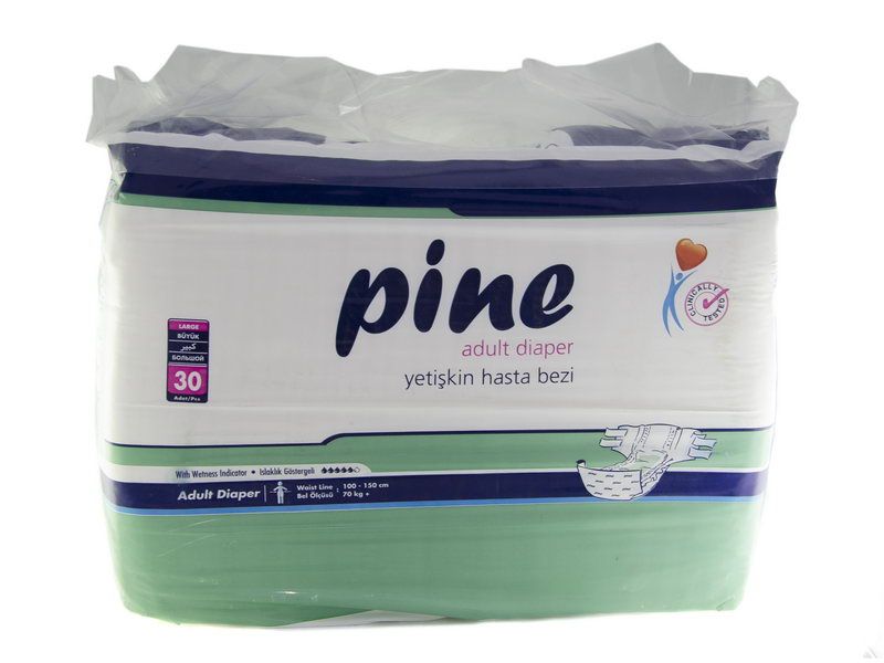 მწოლიარეს საფენი 70+კგ 30 ცალი ფაინი - Pine